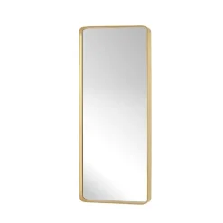 Wandspiegel metaal - messing