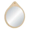 Wandspiegel rond eikenhout - naturel