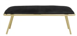 Warm bank - zwart/goud
