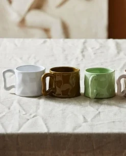 Wasabi mokken lichtgroen set van 6 stuks - 6966