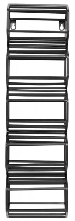 Wijnrek ijzer - zwart