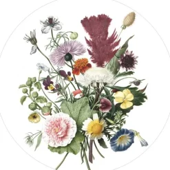 Wilde bloemen behangcirkel CK-062 ø190cm