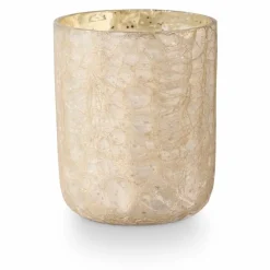 Winter white crackle kaars - 4628033300