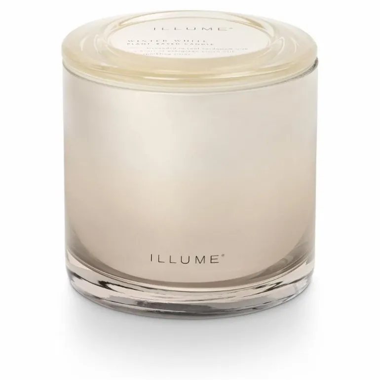 Winter white statement kaars wit - 4626133300