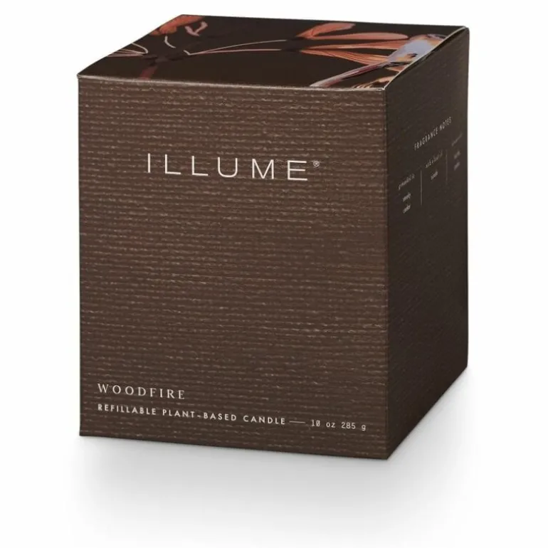 Woodfire box kaars bruin - 4537511900