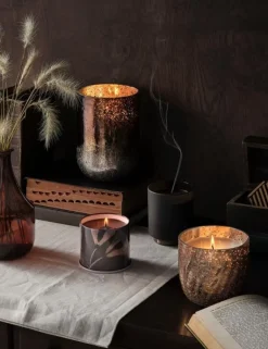 Woodfire crackle kaars bruin - 4628411900