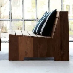 Woodie lounge stoel hout