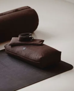 Yoga meditatie bolster bruin - 2518