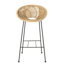 Yonne barstoel rotan - naturel