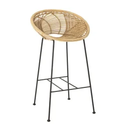 Yonne barstoel rotan - naturel