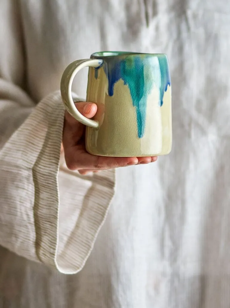 Yori mokken blauw set van 6 stuks - 82072025