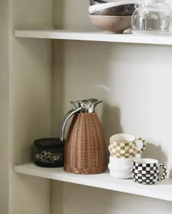 Ysia mokken groen/ivoor set van 4 stuks - 6573