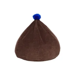 Zitzak corduroy poef choco - M107220